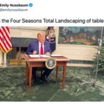 Trump Tiny Desk - four seasons total landscaping