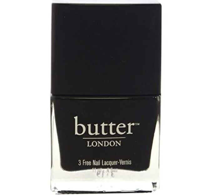 Christmas Nail Colours - butter LONDON Nail Polish in Union Jack Black