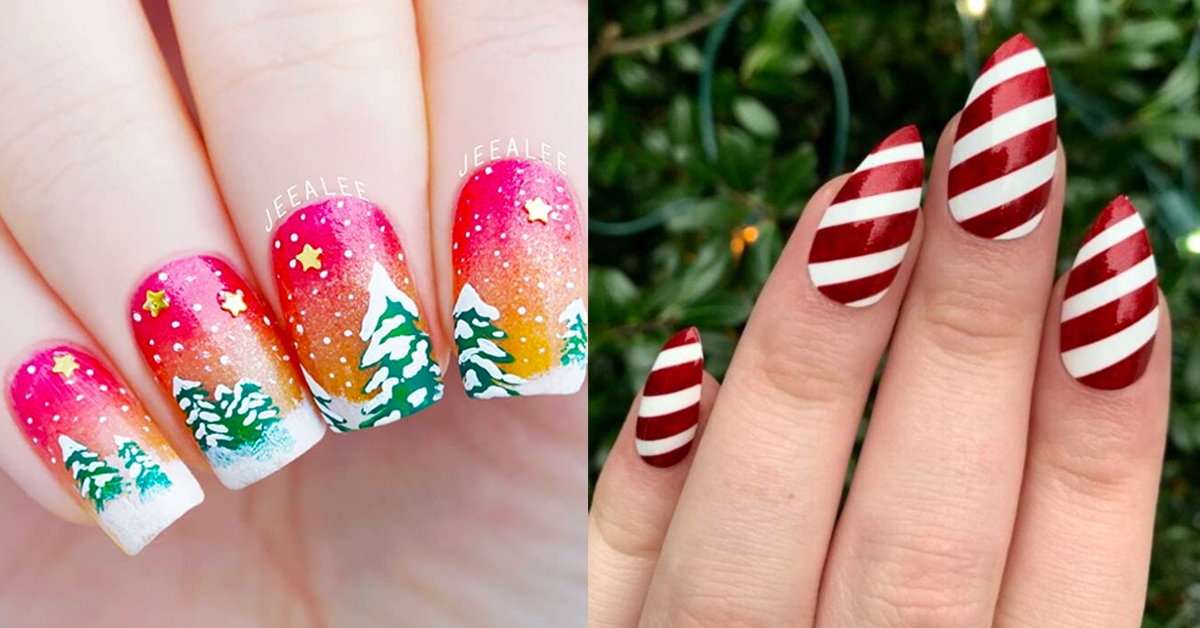 Christmas 2021 Nail Art Ideas and Tutorials: From Candy Cane to Christmas  Tree, Groom Your Hands With These Latest Nail Colours and Designs | 🛍️  LatestLY
