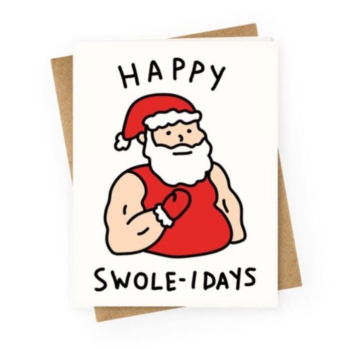 Christmas Puns - Happy Swole Idays