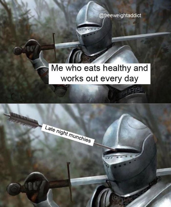 Workout Memes - Monty Python Knight