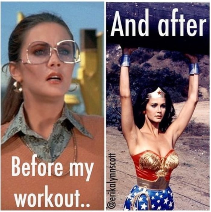 Funny Workout Memes - Wonder Woman