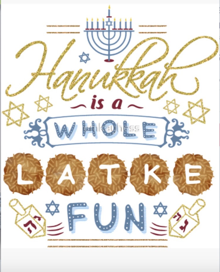 Hanukkah Puns - Hanukkah is a whole Latke fun
