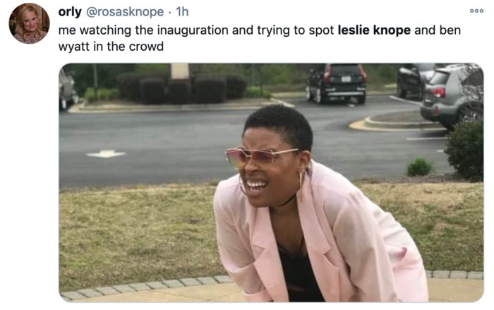 Inauguration Day Tweets Memes - Leslie Knope