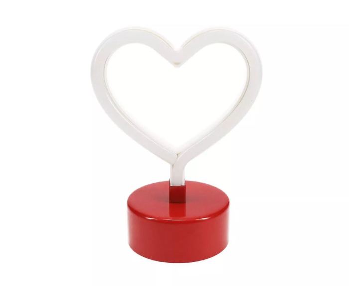 Target Valentines Day - Heart-Shaped Neon Light