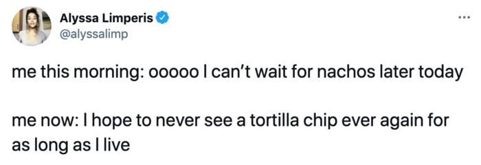 Super Bowl Tweets - tortilla chips