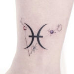 Pisces Tattoo Ideas - pisces symbol constellation