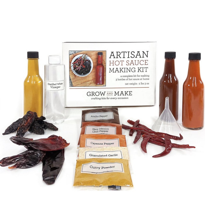 Valentines Day Gifts - artisan DIY hot sauce kit