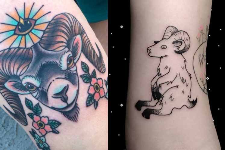 15 Not Exactly Subtle Aries Tattoo Ideas