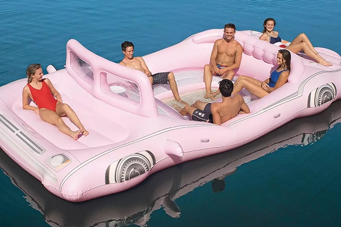 Inflatable Pink Limo - is that chad