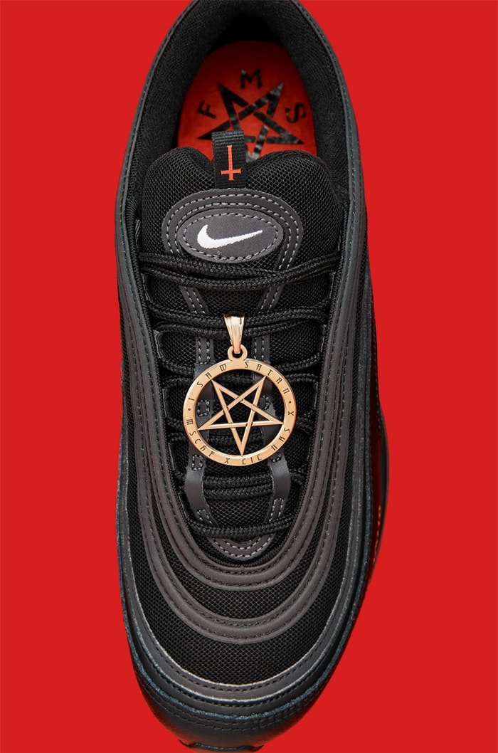 Lil Nas X Satan Shoes - top view