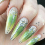Spring Nail Designs - green elvish nails