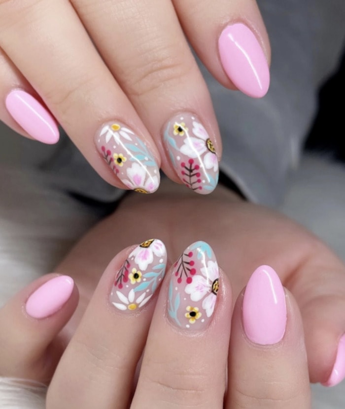 8 Floral Nail Art Designs For Beginners  DeBelle Cosmetix Online Store