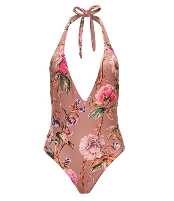 Best Swimsuits 2021 - Banana Republic Vitamin A V-Neck One Piece