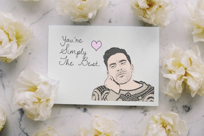 Schitt's Creek Gifts - You're simply the best greeting card