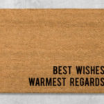 Schitt's Creek Gifts - Best Wishes Warmest Regards doormat