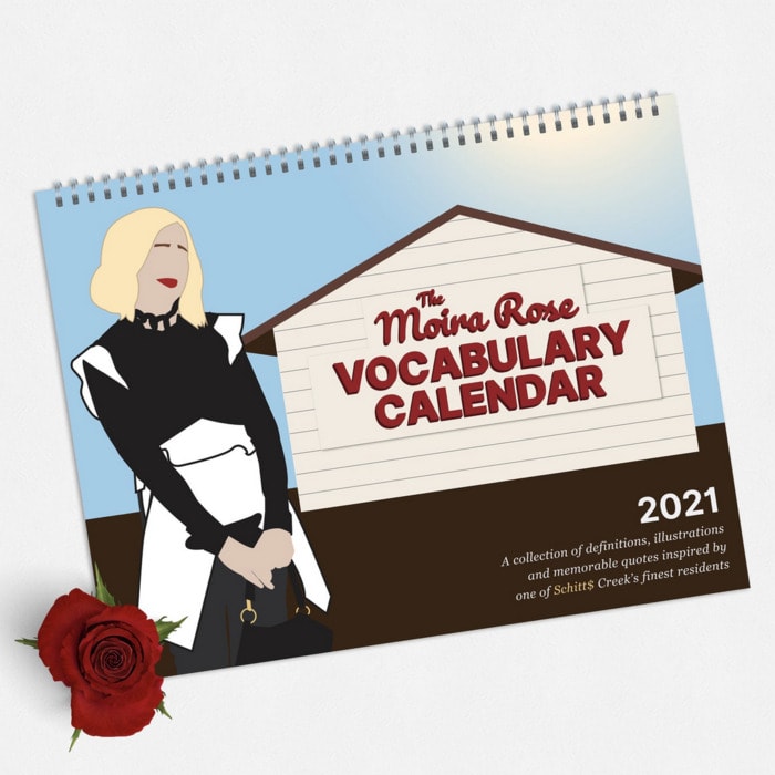 Schitt's Creek Gifts - Moira Rose Vocabulary calendar 2021