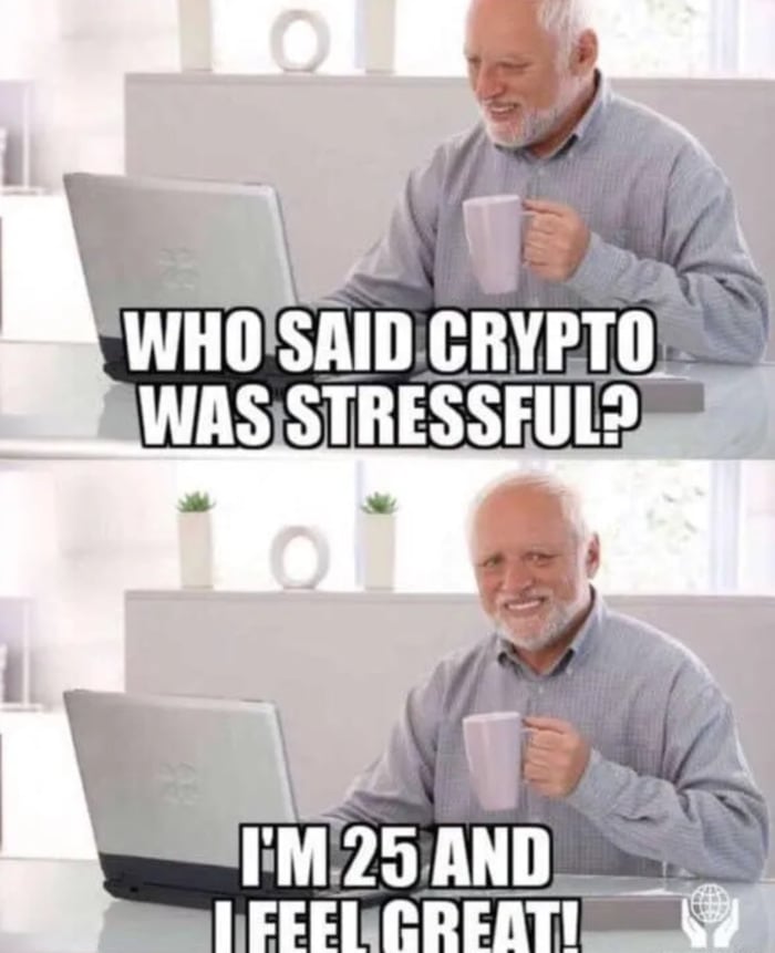 Crypto Memes - Stressful
