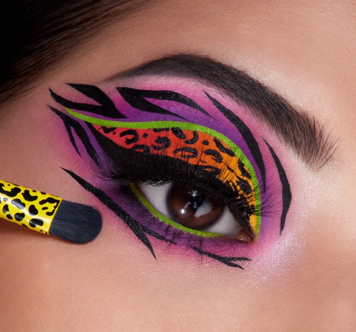 Lisa Frank Morphe - cheetah eyeshadow look