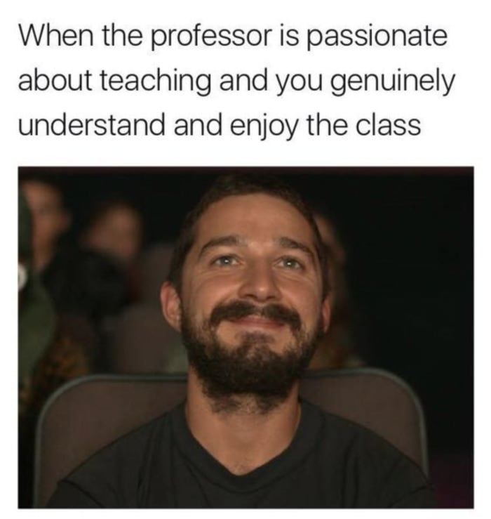 Wholesome Memes - professor is passionate meme