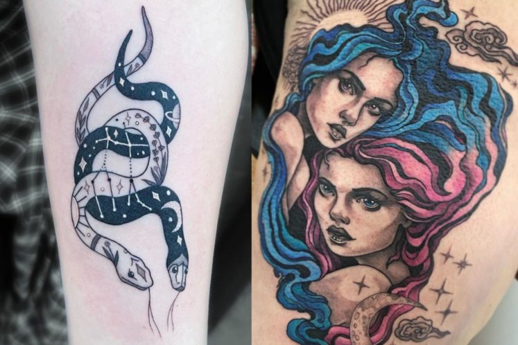 15 Gemini Tattoos That’ll Win Over Both of Your Personalities