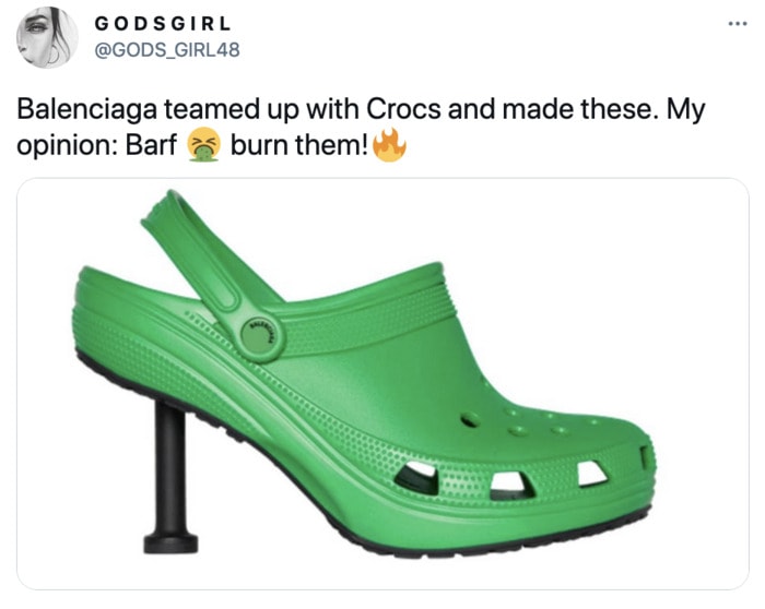 Balenciaga Crocs - no