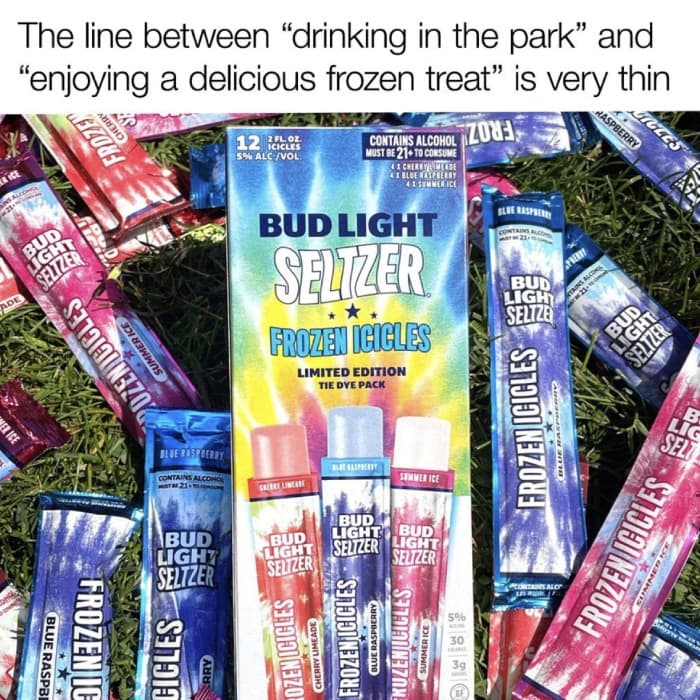 Bud Light Seltzer Retro Summer Frozen Icicles - package