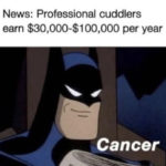 Cancer Zodiac Sign Memes - batman professional cuddler