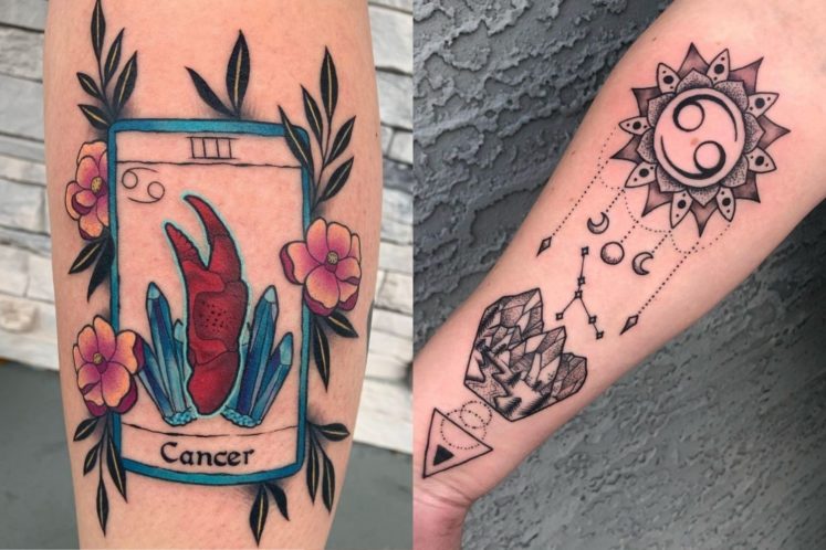 15 Cancer Zodiac Tattoos That Will Make You Anything But Crabby
