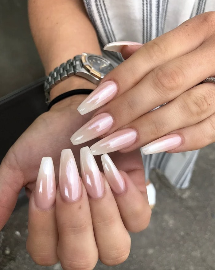 Ombre Nails - ombre acrylic nails