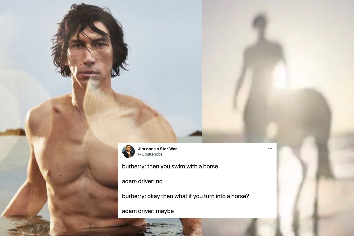 Burberry Hero Uses Adam Driver For Ad Campaign & People Can't Get Enough