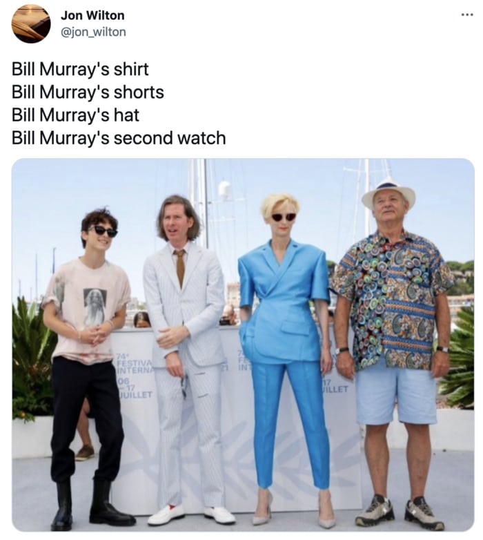 Bill Murray Photo Cannes - watches