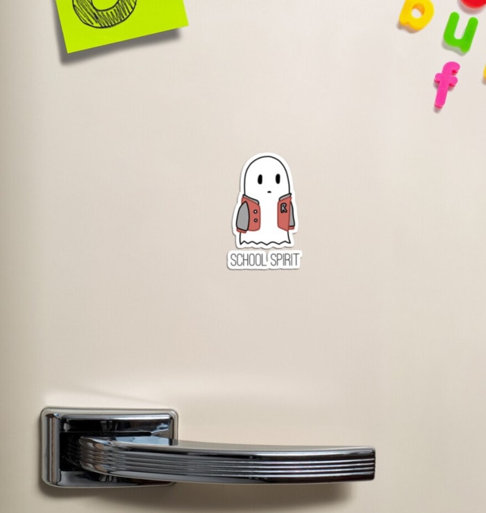 Ghost Puns - school spirit sticker