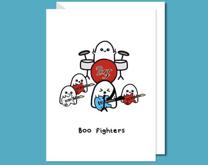 Ghost Puns - Boo Fighters Card