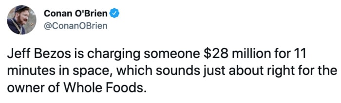 Jeff Bezos Space Tweets - Whole Foods
