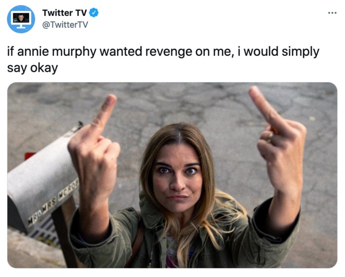 Kevin Can F Himself Tweets - Annie Murphy revenge
