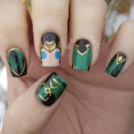 Marvel Nails - Loki Nail Design
