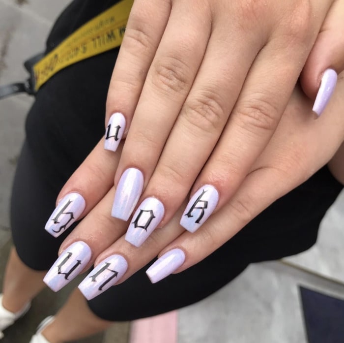 Purple Nail Designs - U ok hun? nails
