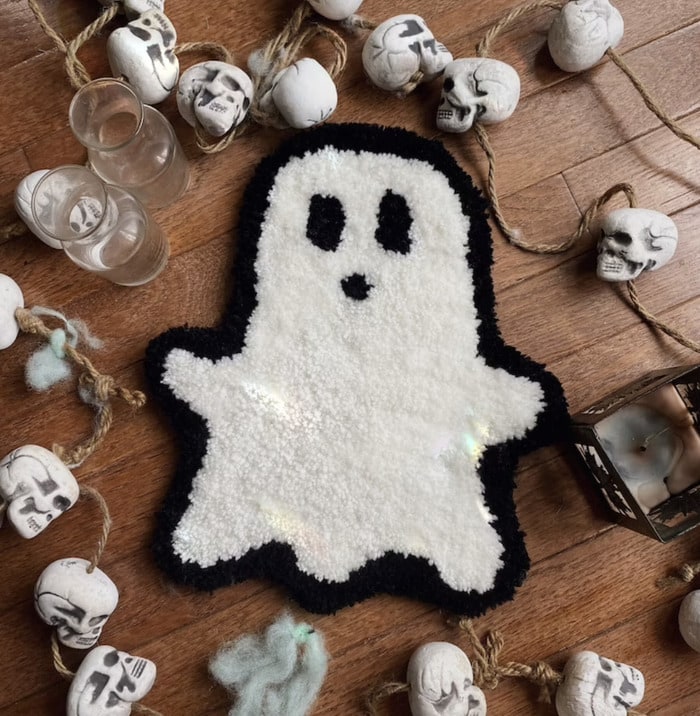 Ghost Rugs - mini ghost rug