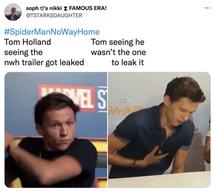 Spider-Man No Way Home Trailer Leak Memes - Tom Holland