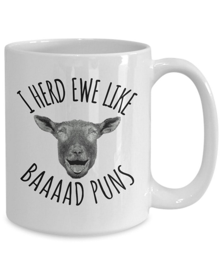Bad Puns - ewe like baaad puns mug