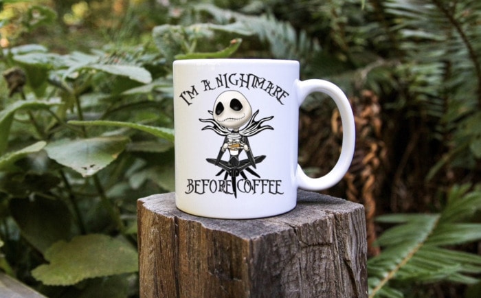 Fall Puns - Nightmare Before Coffee Mug