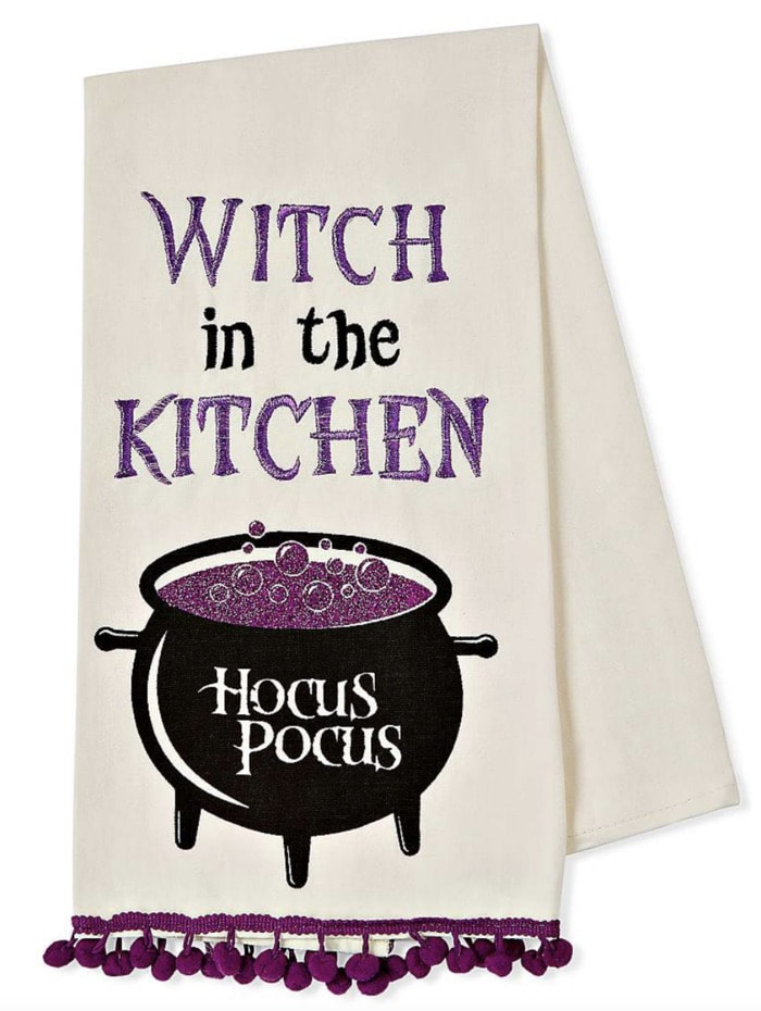 Hocus Pocus Gifts - Witch in the Kitchen Tea Towel