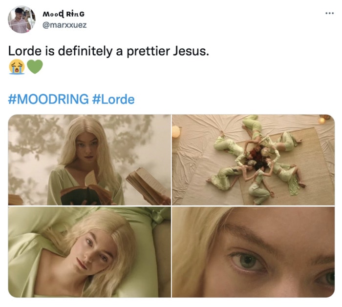 Lorde Memes - Lorde Mood Ring Music Video Tweets