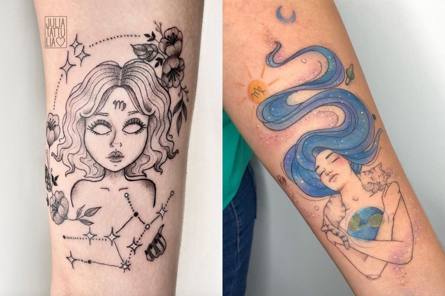 80 Best Virgo Tattoo Designs for the Perfect Child of the Zodiac