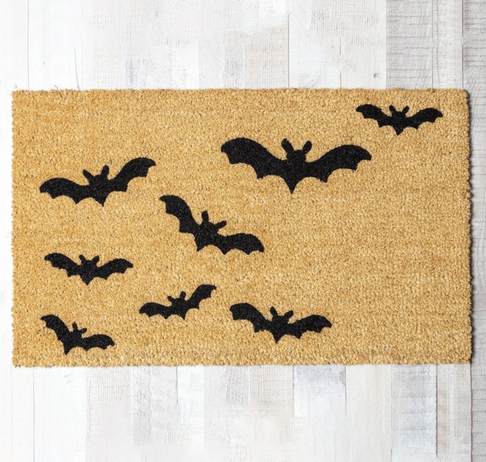 West Elm Halloween Collection - Halloween Bat Doormat