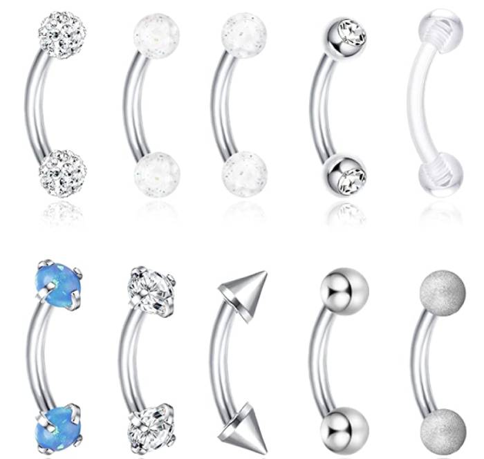 Daith Piercing - barbell jewelry