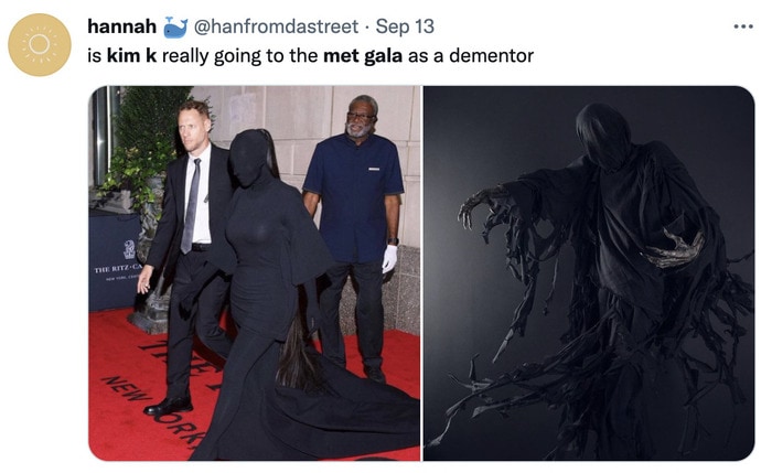 Kim Kardashian Met Gala Memes - dementor