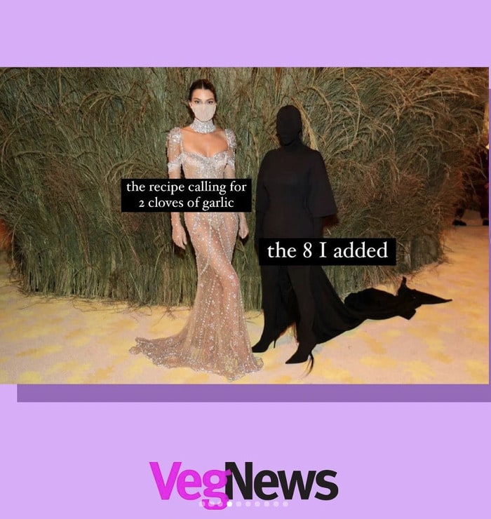 Kim Kardashian Met Gala Memes - garlic