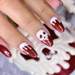 Halloween Nail Designs - Poison Apple nails